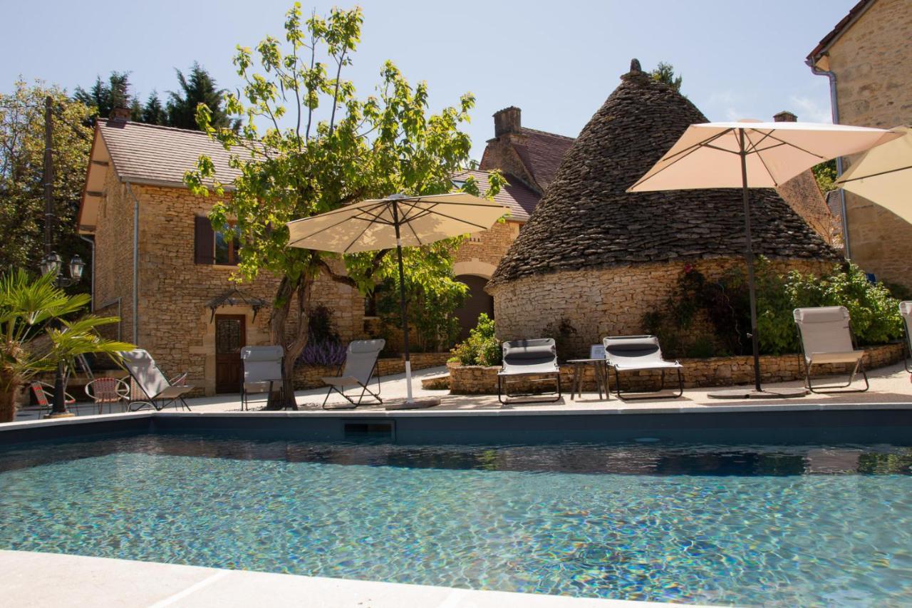 Aux Bories De Marquay, Chambres D'Hotes B&B Avec Piscine Et Spa Pres De Sarlat Экстерьер фото