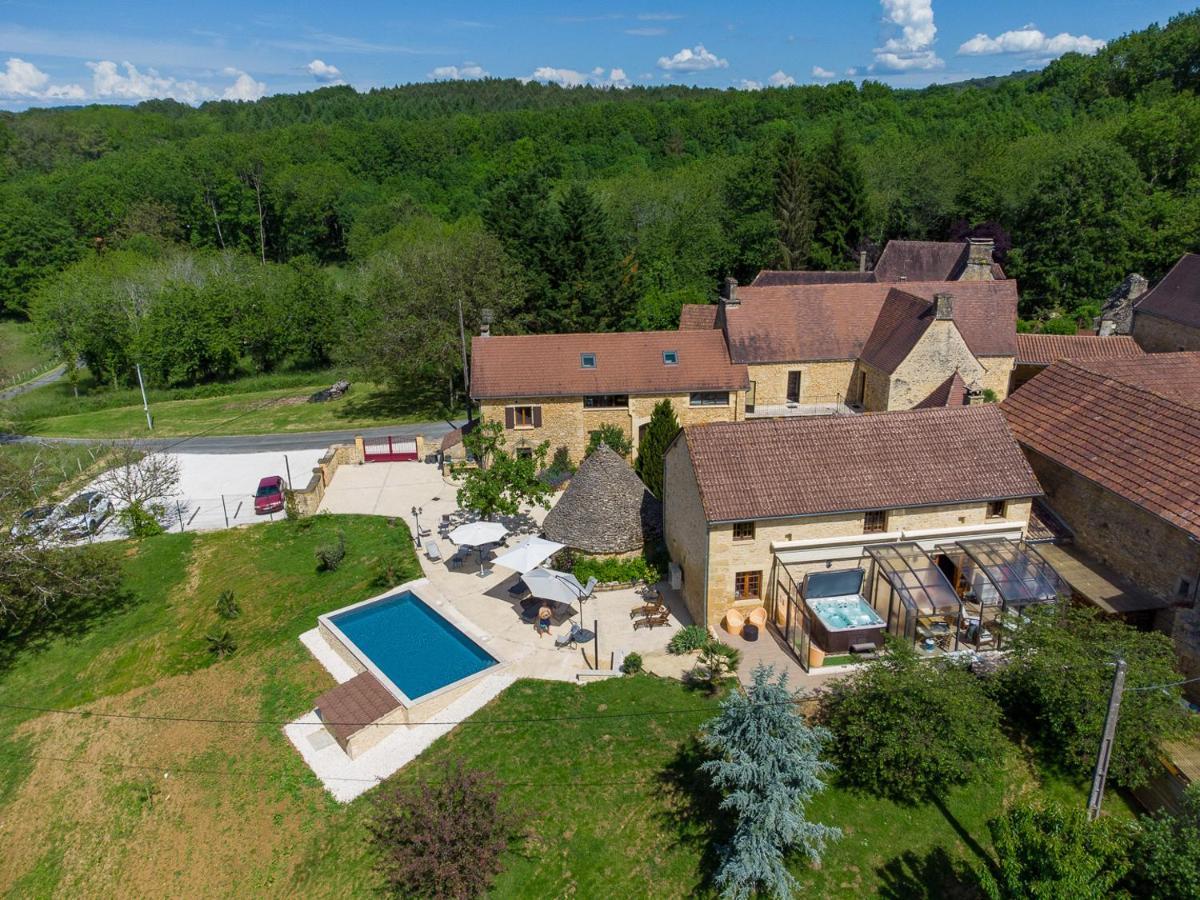 Aux Bories De Marquay, Chambres D'Hotes B&B Avec Piscine Et Spa Pres De Sarlat Экстерьер фото
