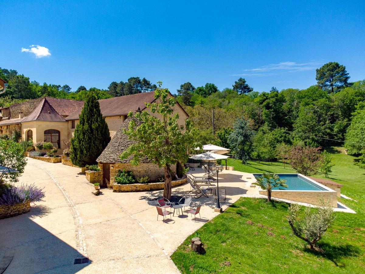 Aux Bories De Marquay, Chambres D'Hotes B&B Avec Piscine Et Spa Pres De Sarlat Экстерьер фото