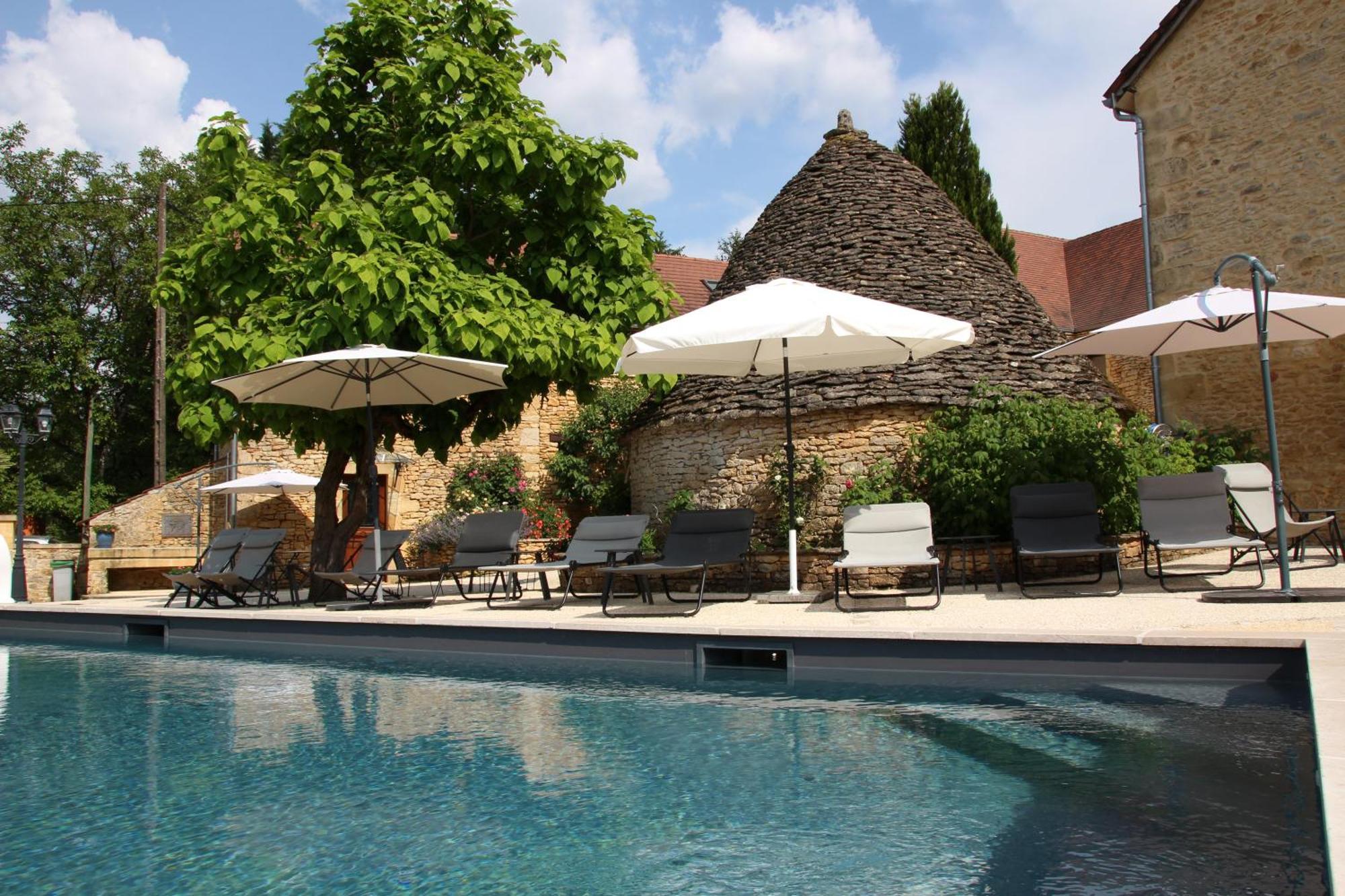 Aux Bories De Marquay, Chambres D'Hotes B&B Avec Piscine Et Spa Pres De Sarlat Экстерьер фото